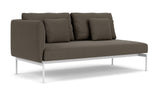 Barlow Tyrie Layout Deep Seating Double Seat - One High Arm Layout Double Seat - One High Arm - with cushions