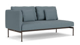 Barlow Tyrie Layout Deep Seating Double Seat - One High Arm Layout Double Seat - One High Arm - with cushions
