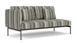 Barlow Tyrie Layout Deep Seating Double Seat - One High Arm Layout Double Seat - One High Arm - with cushions