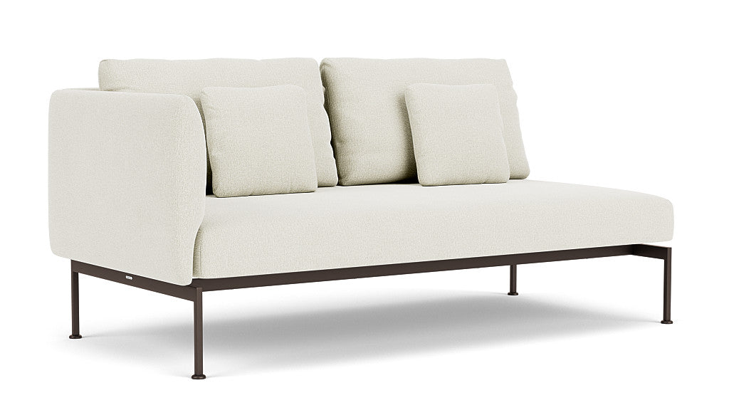 Barlow Tyrie Layout Deep Seating Double Seat - One High Arm Layout Double Seat - One High Arm - with cushions