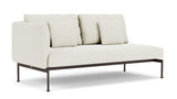 Barlow Tyrie Layout Deep Seating Double Seat - One High Arm Layout Double Seat - One High Arm - with cushions