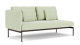 Barlow Tyrie Layout Deep Seating Double Seat - One High Arm Layout Double Seat - One High Arm - with cushions