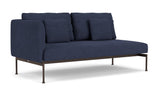 Barlow Tyrie Layout Deep Seating Double Seat - One High Arm Layout Double Seat - One High Arm - with cushions