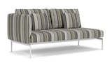 Barlow Tyrie Layout Deep Seating Double Seat - One High Arm Layout Double Seat - One High Arm - with cushions