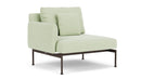 Barlow Tyrie Layout Deep Seating Single Seat - One Arm - with cushions