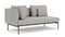 Barlow Tyrie Layout Deep Seating Double Corner Seat - avec coussins