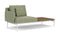 Barlow Tyrie Layout Deep Seating Solo Set – mit Kissen