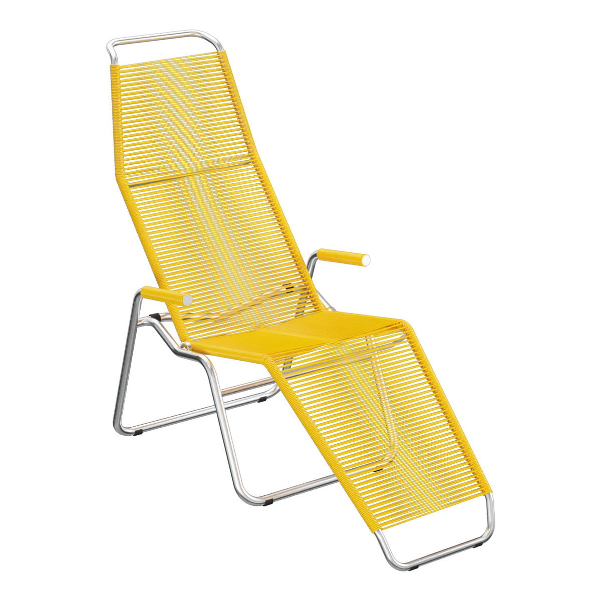 Schaffner Brissago Chaise longue Spaghetti – Jaune 11 / Galvanisé à chaud 02