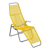 Schaffner Brissago Chaise longue Spaghetti – Jaune 11 / Graphite 73