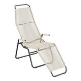 Schaffner Brissago Chaise longue Spaghetti – Sable pastel 15 / Anthracite 77