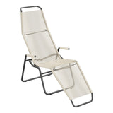 Schaffner Brissago Chaise longue Spaghetti – Sable pastel 15 / Noir 91
