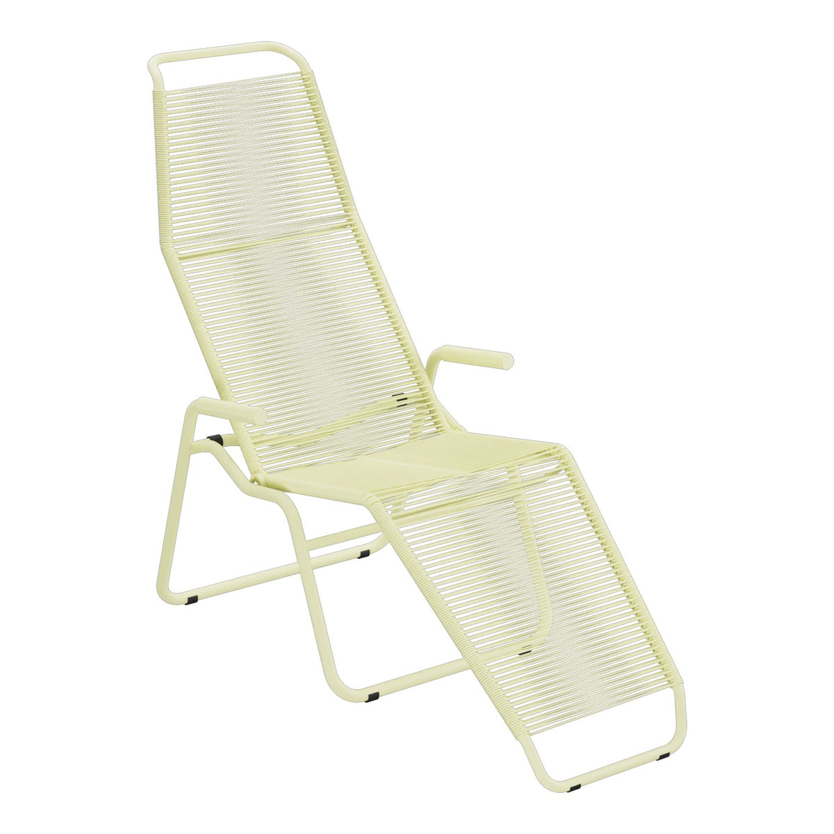 Schaffner Brissago Chaise longue Spaghetti – Jaune Buis 18 / Jaune Buis 18