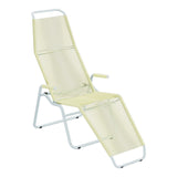 Schaffner Brissago Chaise longue Spaghetti – Jaune Buis 18 / Bleu Pastel 51
