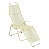 Schaffner Brissago Chaise longue Spaghetti – Jaune Buis 18 / Marron Pastel 83