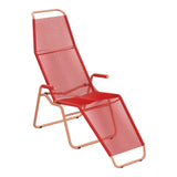 Schaffner Brissago Chaise longue Spaghetti – Rouge 30 / Terracotta 84