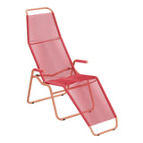 Schaffner Brissago Chaise longue Spaghetti – Rouge Érable 33 / Terracotta 84