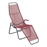 Schaffner Brissago Chaise longue Spaghetti – Bordeaux 38 / Noir 91
