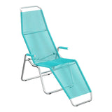 Schaffner Brissago Chaise longue Spaghetti – Turquoise 58 / Galvanisé à chaud 02