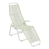 Schaffner Brissago Chaise longue Spaghetti – Vert pastel 64 / Gris Argent 78