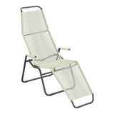 Schaffner Brissago Chaise longue Spaghetti – Vert pastel 64 / Noir 91