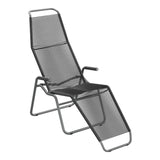 Schaffner Brissago Chaise longue Spaghetti – Anthracite 77 / Graphite 73