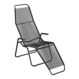 Schaffner Brissago Chaise longue Spaghetti – Anthracite 77 / Anthracite 77