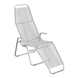 Schaffner Brissago Chaise longue Spaghetti – Gris Argent 78 / Galvanisé à chaud 02