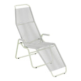 Schaffner Brissago Chaise longue Spaghetti – Gris Argent 78 / Vert Pastel 64