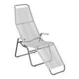 Schaffner Brissago Chaise longue Spaghetti – Gris Argent 78 / Graphite 73