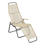 Schaffner Brissago Chaise longue Spaghetti – Marron Pastel 83 / Anthracite 77