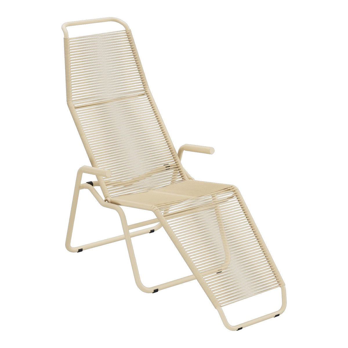 Schaffner Brissago Chaise longue Spaghetti – Marron Pastel 83 / Marron Pastel 83