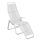 Schaffner Brissago Chaise longue Spaghetti – Blanc 90 / Galvanisé à chaud 02