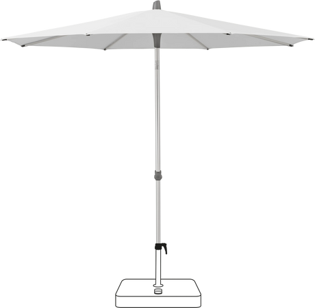 Glatz Parasol ALU-SMART rond Cat.5 500 Plaster
