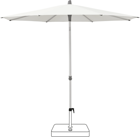 Glatz Parasol ALU-SMART rond Cat.5 510 White