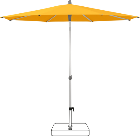 Glatz Parasol ALU-SMART rond Cat.5 514 Corn