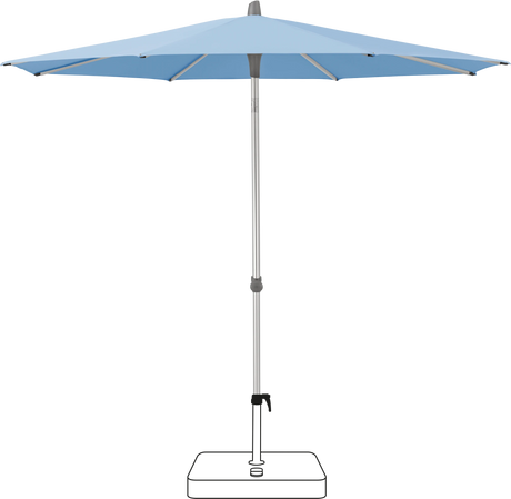 Glatz Parasol ALU-SMART rond Cat.5 515 Cloud