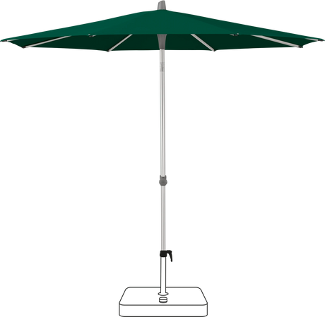 Glatz Parasol ALU-SMART rond Cat.5 521 Aloe