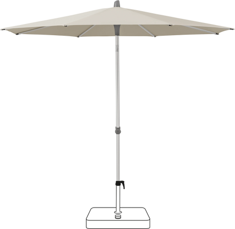 Glatz Parasol ALU-SMART rond Cat.5 527 Urban Chrome
