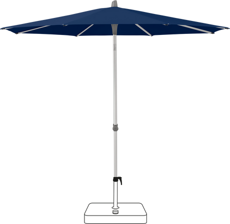 Glatz Parasol ALU-SMART rond Cat.5 530 Atlantic