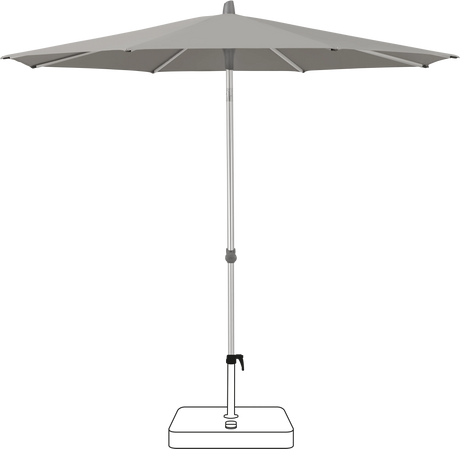 Glatz Parasol ALU-SMART rond Cat.5 558 Steel