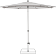 Glatz Parasol ALU-SMART rond Cat.5 570 Steel Stripe
