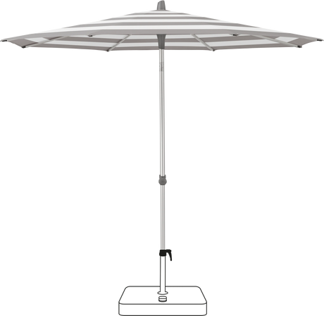Glatz Parasol ALU-SMART rond Cat.5 570 Steel Stripe
