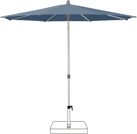 Glatz Parasol ALU-SMART rond Cat.5 601 Waterfall