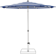 Glatz Parasol ALU-SMART rond Cat.5 602 Blue Stripe