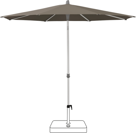 Glatz Parasol ALU-SMART rond Cat.5 611 Sandstone