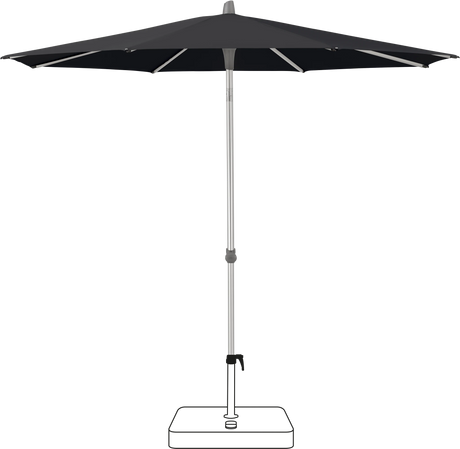 Glatz Parasol ALU-SMART rond Cat.5 615 Black