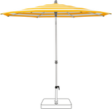 Glatz Parasol ALU-SMART rond Cat.5 624 Yellow Stripe