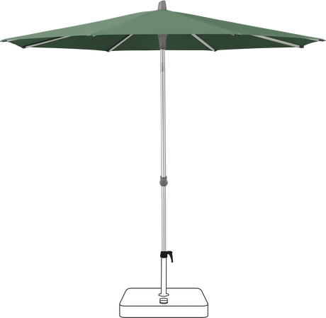 Glatz Parasol ALU-SMART rond Cat.5 677 Nile