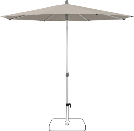 Glatz Parasol ALU-SMART rond Cat.5 686 Urban Clay