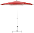 Glatz Parasol ALU-SMART rond Cat.5 800 Red Stripe
